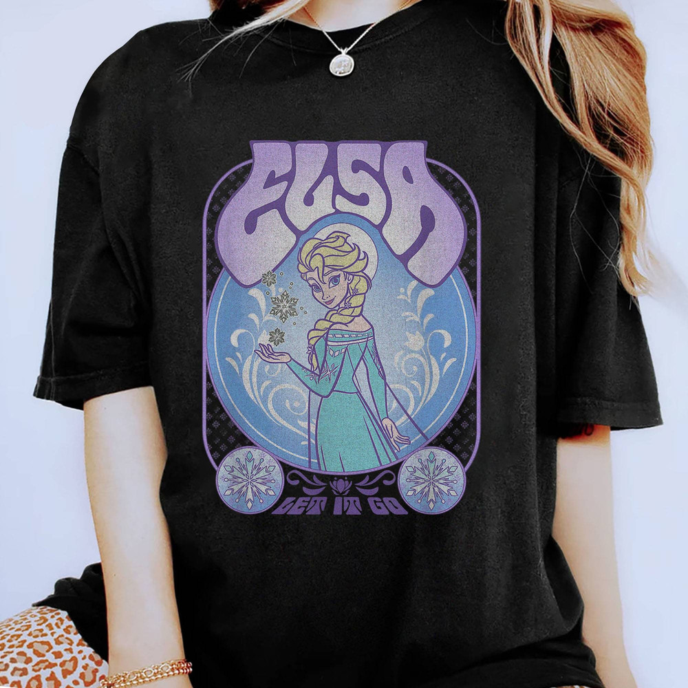 Frozen Elsa Let It Go Seventies Shirt Frozen Movie Shirt Elsa Princess Shirt Princess Birthday Shirt Magic Kingdom.jpg