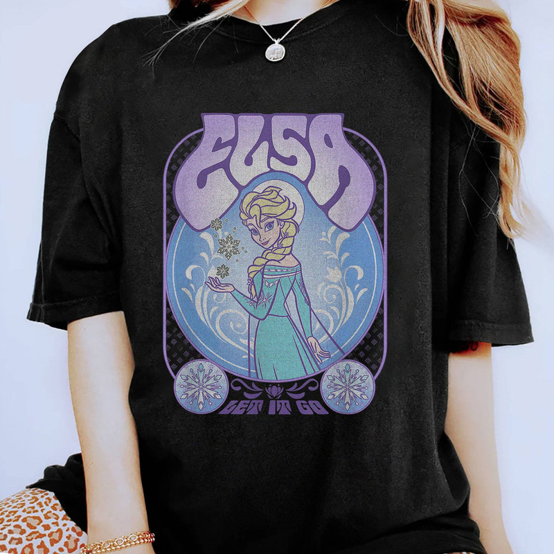 Frozen Elsa Let It Go Seventies Shirt Frozen Movie Shirt Elsa Princess Shirt Princess Birthday Shirt Magic Kingdom.jpg