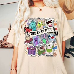 monster inc the eras tour tarot card shirt monster inc shirt mike and sulley shirt james sullivan mike wazowski shirt