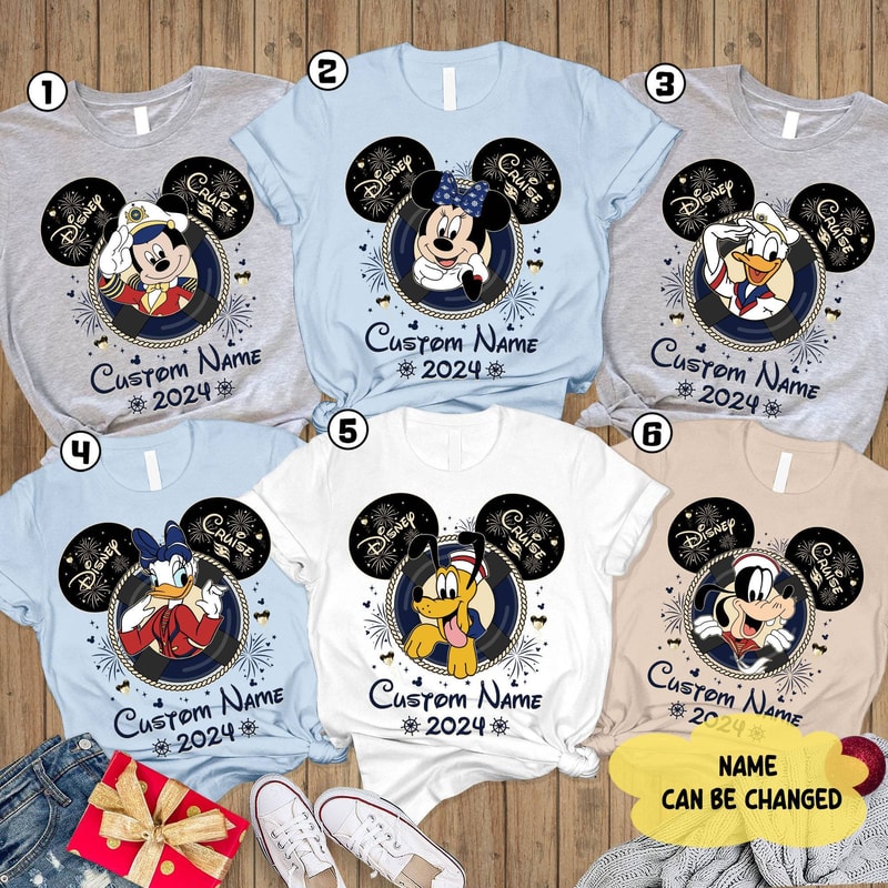 Personalized Mickey and Friends Disney Cruise 2024 Shirt Disneyland Cruise Group Tees Family Vacation 2024, Matching Cruise shirts.jpg