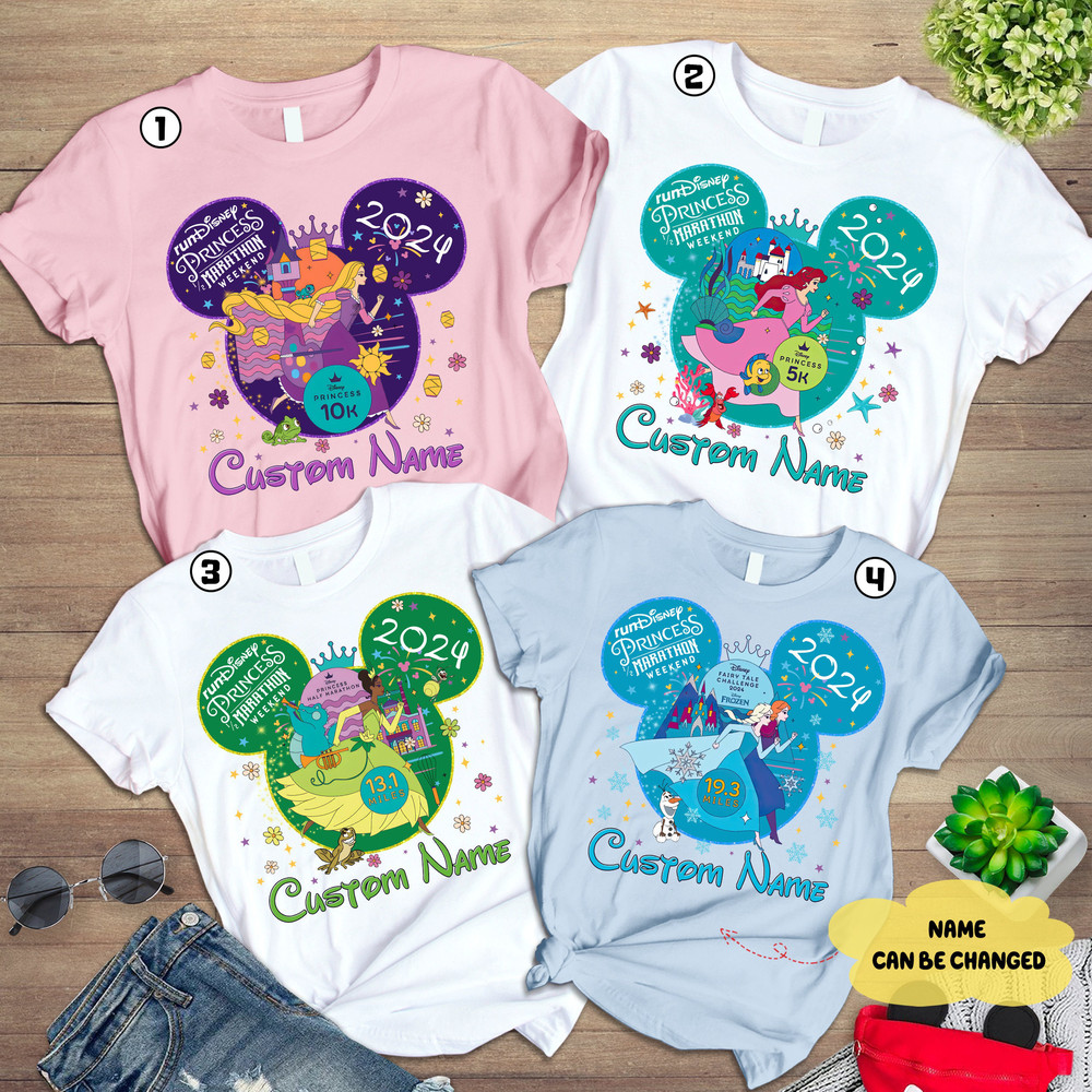 Personalized RunDisney Princess Half Marathon Weekend 2024 Shirt, DisneyWorld runDisney Princess Marathon, Disneyland Running Girls Trip.jpg