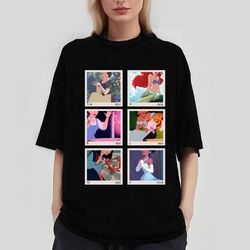 princess polaroid shirt princess characters shirt retro princess shirt cinderella ariel, belle snow white shirt magic