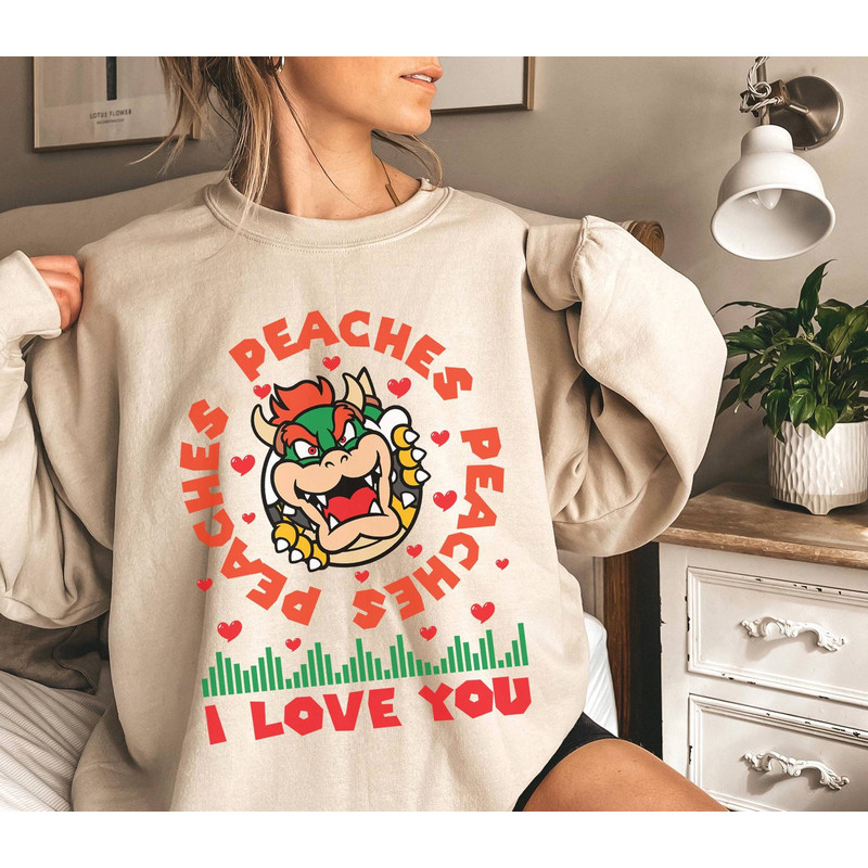 Retro Bowser Peaches Shirt Peaches Peaches Peaches Bowser Lover Shirt  Bowser Tee  Princess Peach Shirt  Super Mario Shirt.jpg