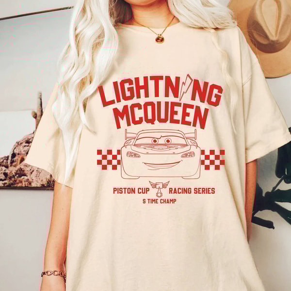 Retro Lightning Mcqueen Shirt Cars Land Shirt Disneyland Shirt Mcqueen Birthday Shirt Cars Birthday Shirt Piston Cup Shirt.jpg