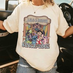 retro lilo and stitch since 1950 shirt  lilo and stitch shirt  stitch birthday shirt  stitch and angel shirt  family tri