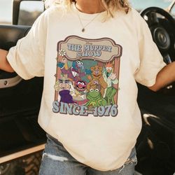retro the muppet show since 1950 shirt kermit the frog shirt annie sue pig shirt muppet show shirt family trip shirt