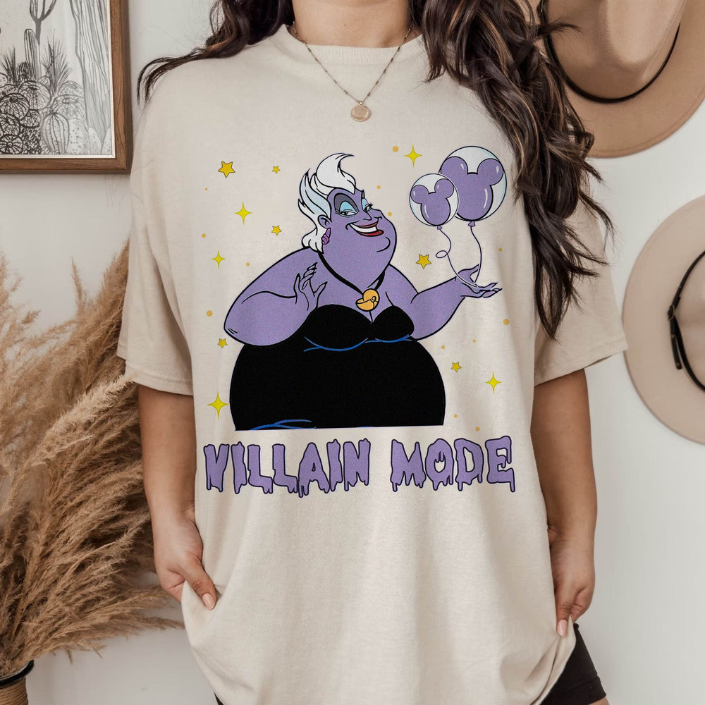 The Little Mermaid Ursula Shirt  Ursula Villain Mode Matching Family Shirt  Disneyland Trip Shirt Family Vacation Shirt.jpg