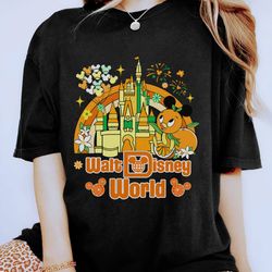 vintage orange bird shirt  orange bird hello sunshine shirt  family vacation  magic kingdom birthday gifts for kid