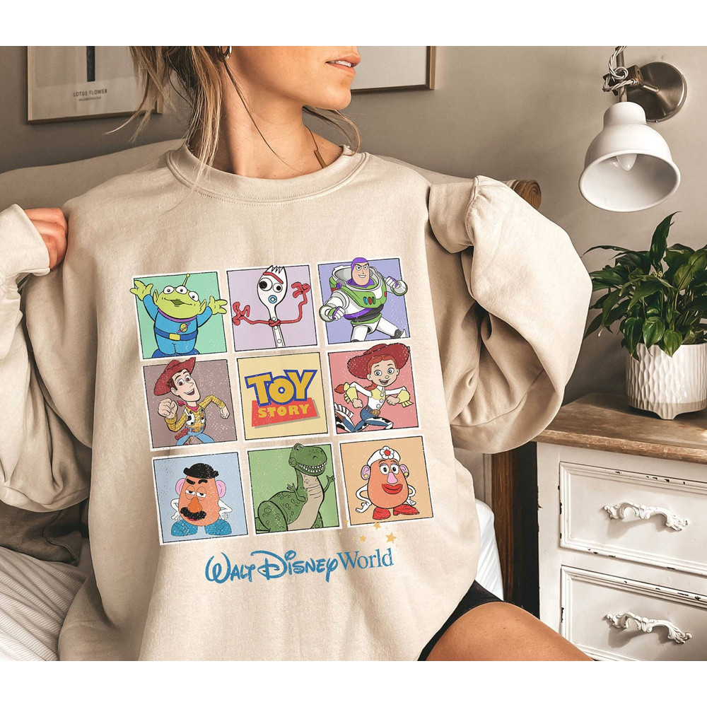 Vintage Toy Story Characters Shirt Toy Story Shirt Woody Buzz Lightyear Bo Peep Slinky Dog Shirt Magic Kingdom Shirt.jpg