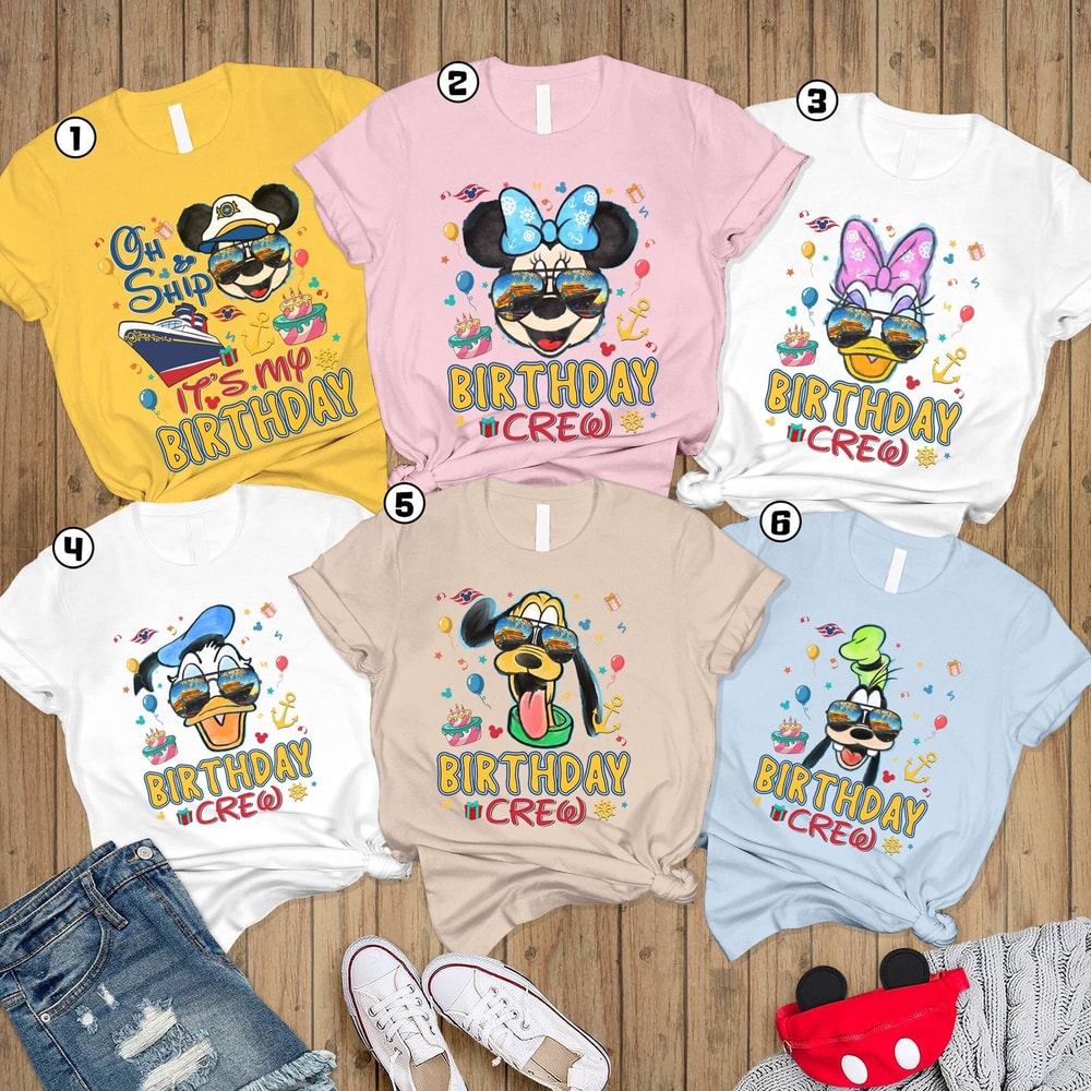 Birthday Cruise Squad Shirt Mickey & Friends Birthday Cruise Shirt Family Cruise Birthday Matching Shirt Birthday Party Shirt Outfit.jpg