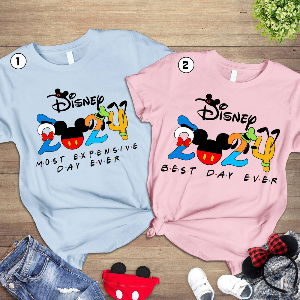 Custom Disneyland Trip 2024 Shirt, Disneyland Best Day Ever shirt, WDW Disneyworld Family Vacation 2024 shirt, Girl Trip Matching Shirt.jpg