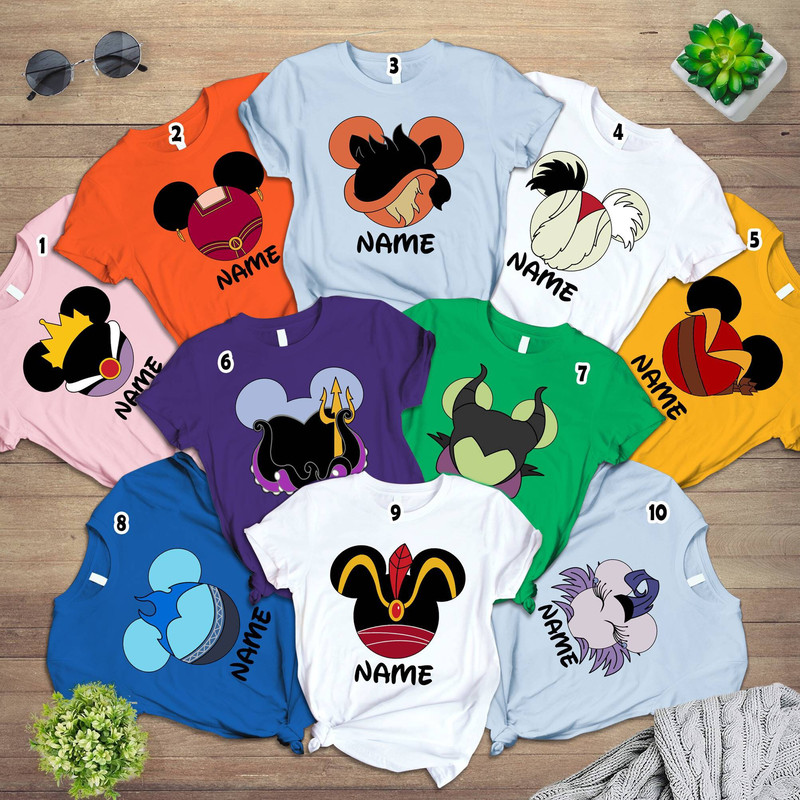 Custom Disneyland Villains Group Shirt Chillin Like A Villain Shirt Maleficent Evil Queen Ursula Shirt Family Vacation Girl Trip Shirt.jpg
