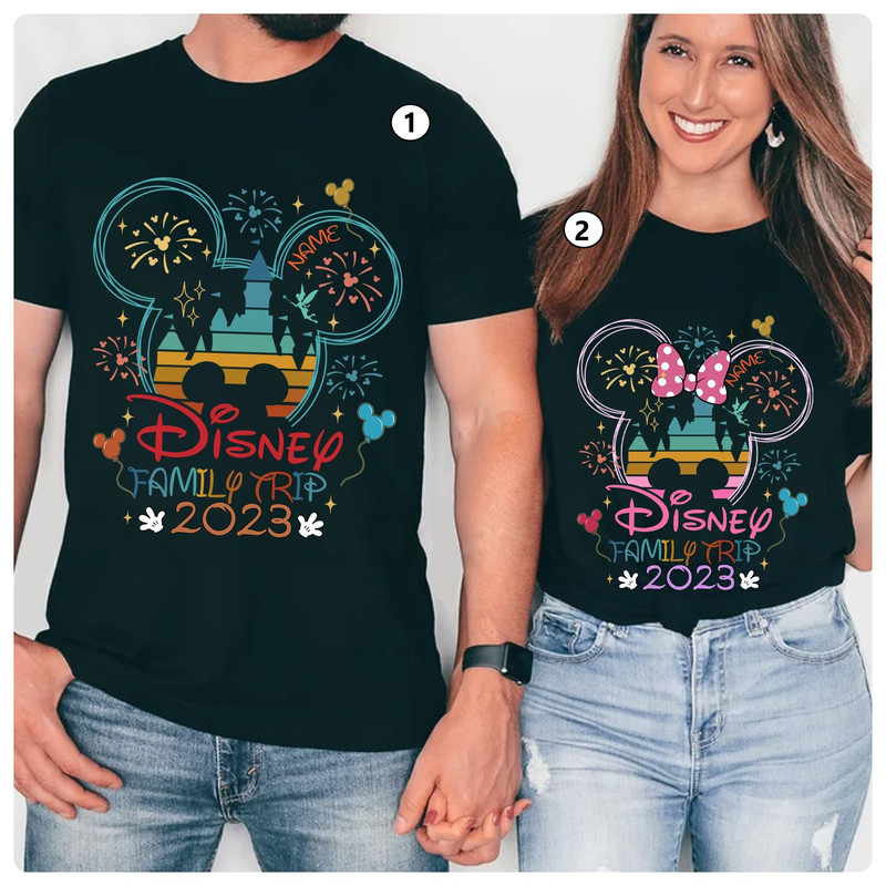 Custom Mickey Minnie Family Trip 2023 Shirt Disneyland Family Vacation Shirt Magic Kingdom ShirtMickey's Very Merry Christmas Party Shirt.jpg