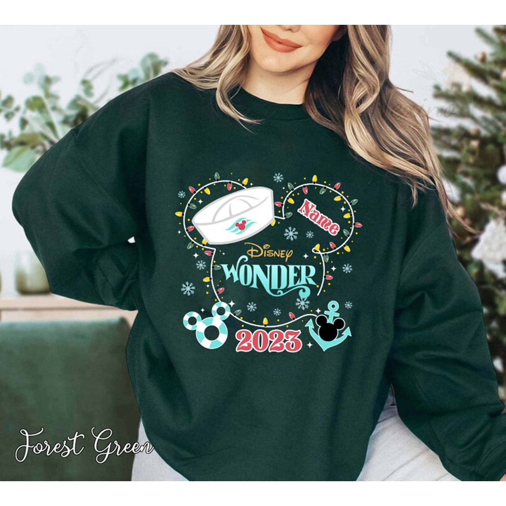 Custom Mickey Very Merrytime Cruises Christmas Shirt Disneyland Cruise Ship Christmas Family Matching Shirt Fantasy Dream Magic Wish Shirt.jpg