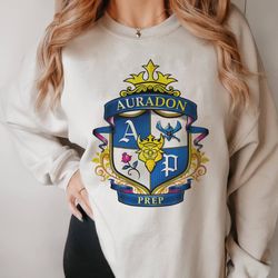 descendants auradon prep crest t-shirt, descendants movie shirt, disneyland trip family matching outfits, magic kingdom