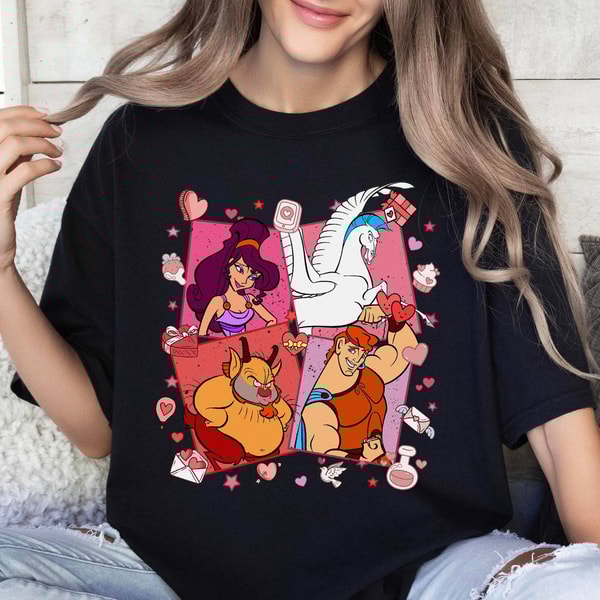 Disneyland Hercules and Megara Couple Valentines Shirt, Hercules and Meg Shirt, Disneyland Couple Matching Shirt, Disneyworld Magic Kingdom.jpg
