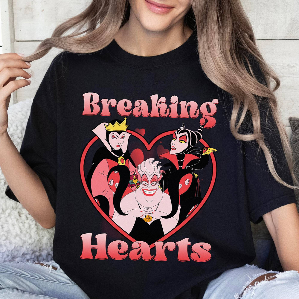 Disneyland Villains Valentine Shirt, Ursula Maleficent Evil Queen Valentines Shirt, Disneyland Valentine Day shirt, Anti Valentine shirt.jpg