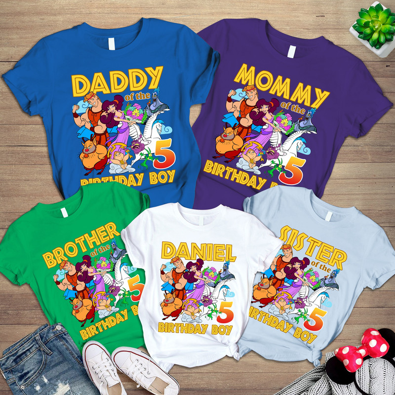 Hercules Family Birthday Matching Shirt, Hercules Family Birthday Shirt, Hercules Hades Birthday Party Shirt, Birthday Squad Shirt Outfit.jpg