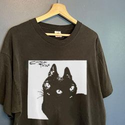 cocteau twins cat aesthetic shirt, vintage cocteau twins shirt, cocteau twins 90s rock band tee, cocteau twins concert m