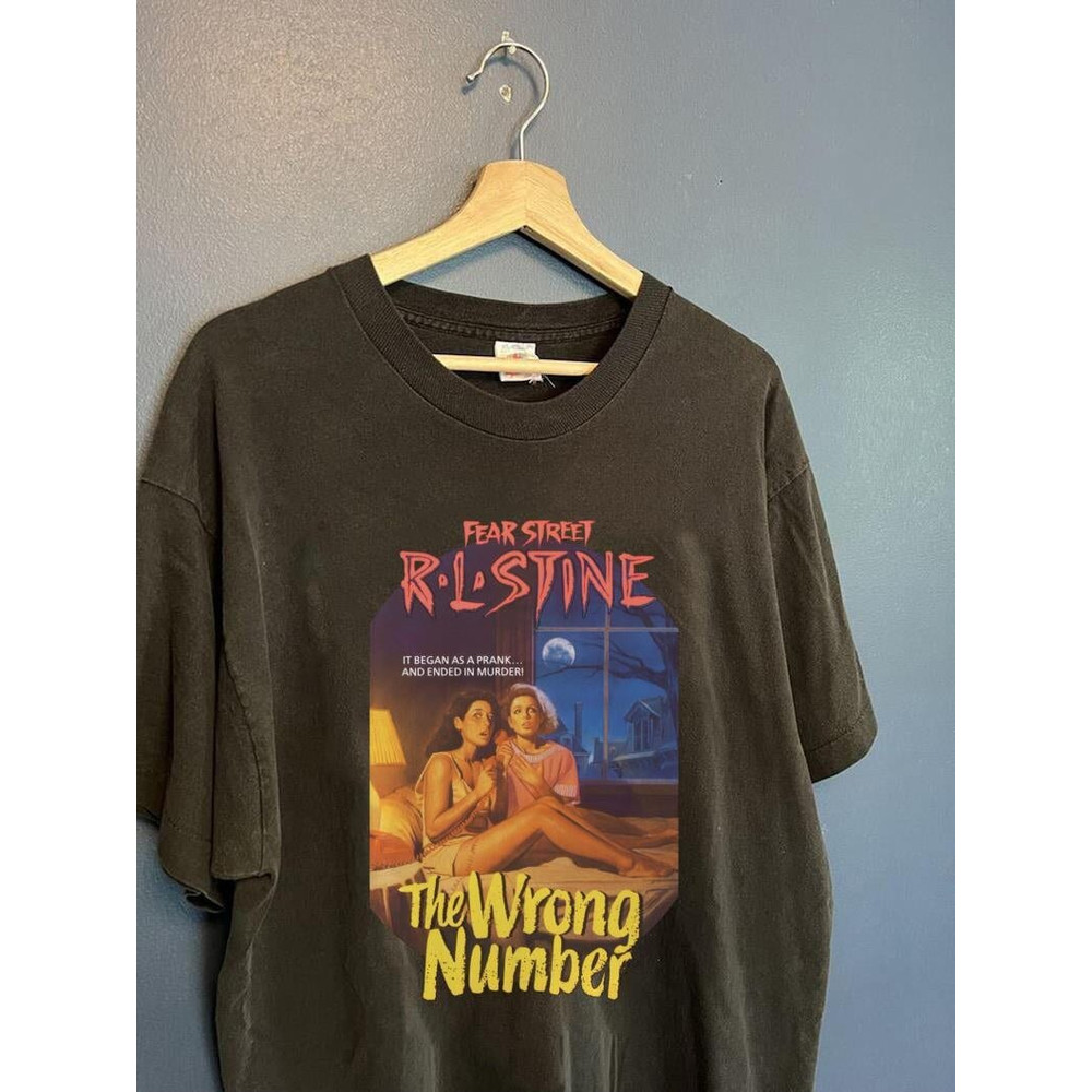 Vtg fear Street - the wrong number shirt, fear Street horror movie tshirt, 90s fear Street tee, fear Street aesthetic merch.jpg