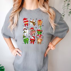 christmas dentist orthodontist comfort colors shirt, christmas dentist t-shirt , orthodontist sweatshirt, dental hygieni