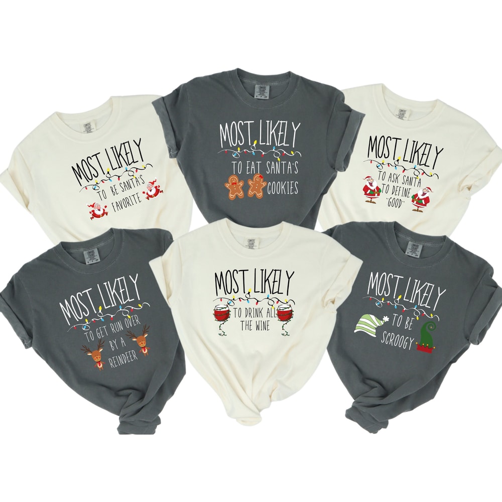 Christmas Family Matching Comfort Colors Shirts, Funny Christmas Sweatshirt Gift, Xmas Pajamas, Christmas couple Tees, Custom Christmas Gift.jpg