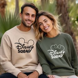 comfort colors disney squad shirts,family shirt,disney squad 2023 shirts,disney 2023 trip shirt,disney group shirt, cust