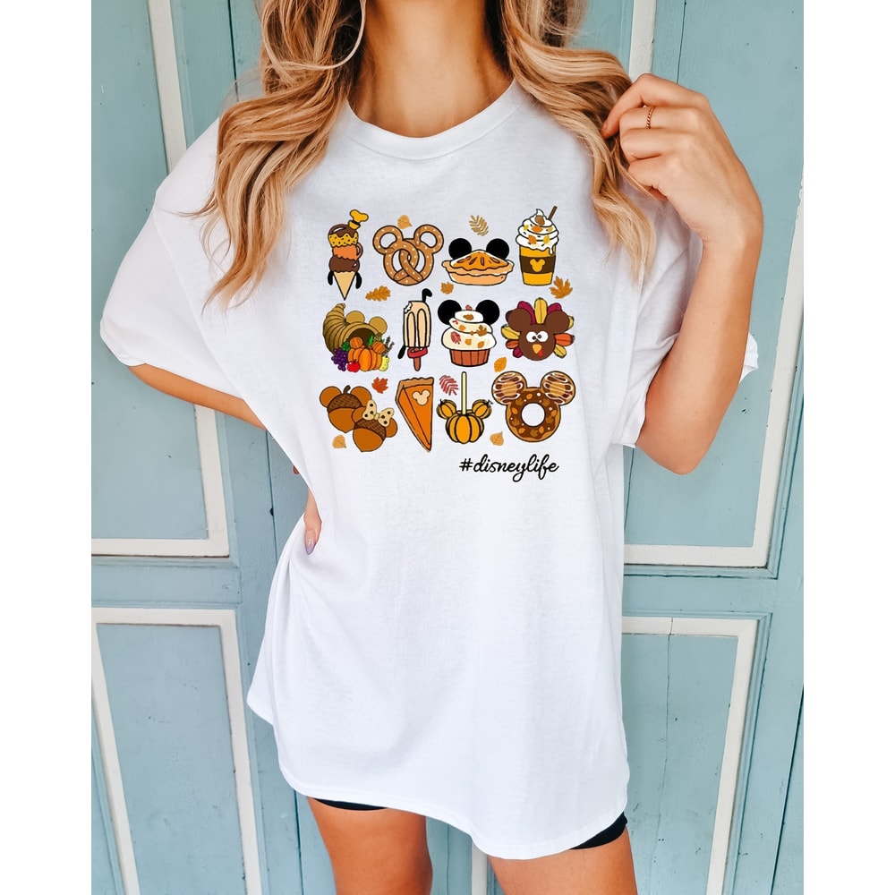 Comfort colors Fall Doodle Shirt, Thanksgiving Shirt, Autumn Doodles Shirt, Fall Vibes Shirt, Cozy Autumn Shirt, Cozy Vibes Shirt, Fall gift.jpg