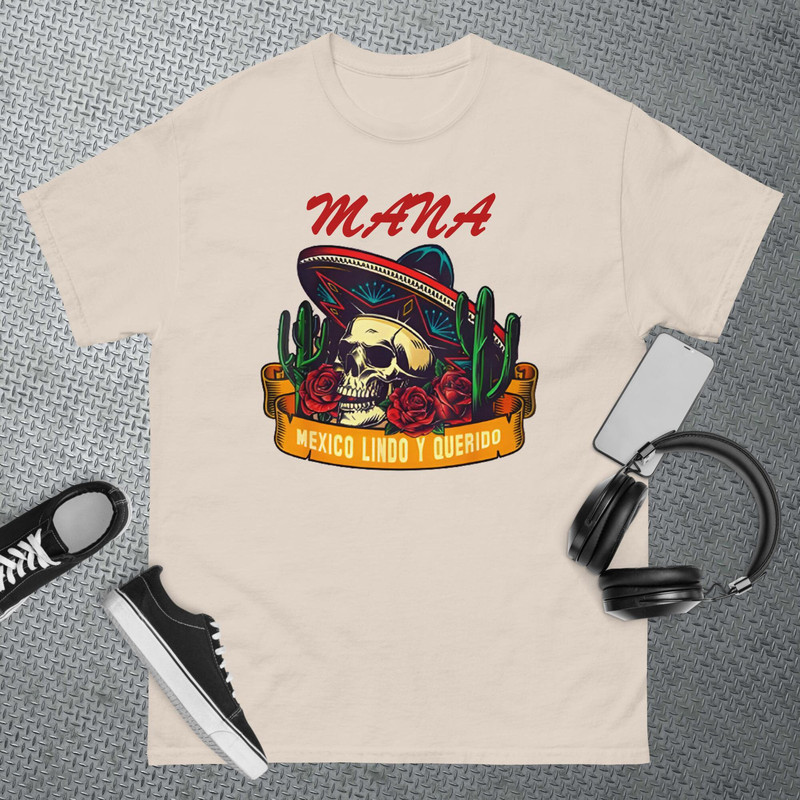 Mana 2023 Mexico Lindo Y Querido Mana Mexico City T-Shirt.jpg