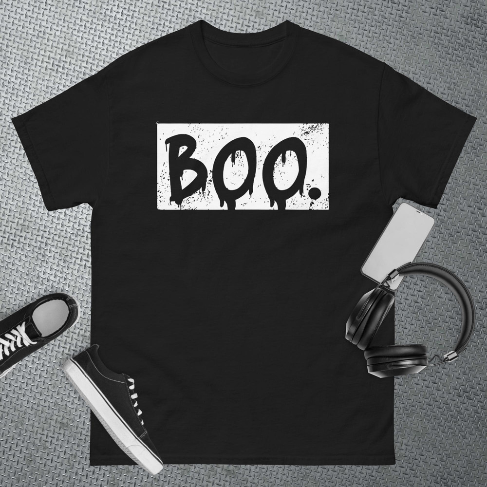 Vintage Boo Funny Lazy Halloween Costumes For Men And Women T-Shirt.jpg