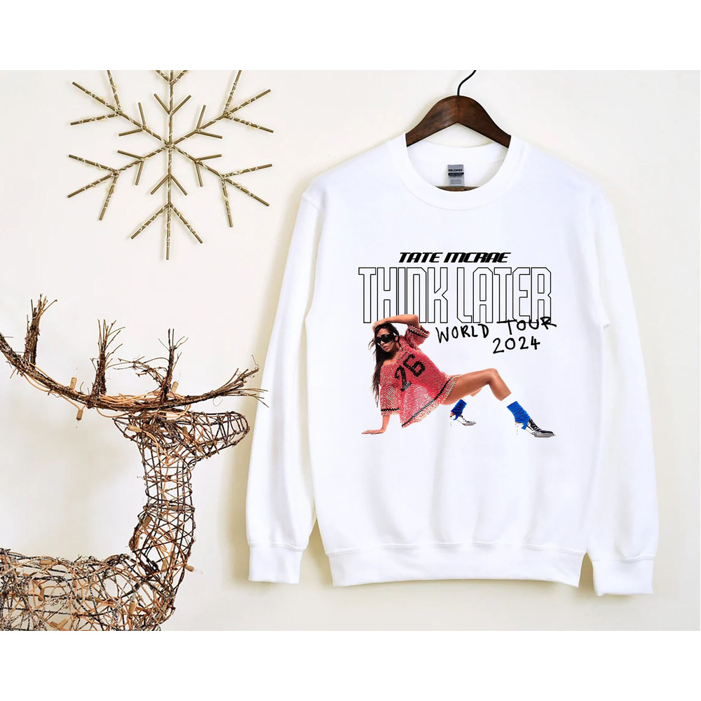 Tate McRae The Think Later World Tour 2024 Tour Shirt, Tate McRae Fan Shirt, Tate McRae 2024 Concert Shirt, The Think Later World Tour Shirt.jpg