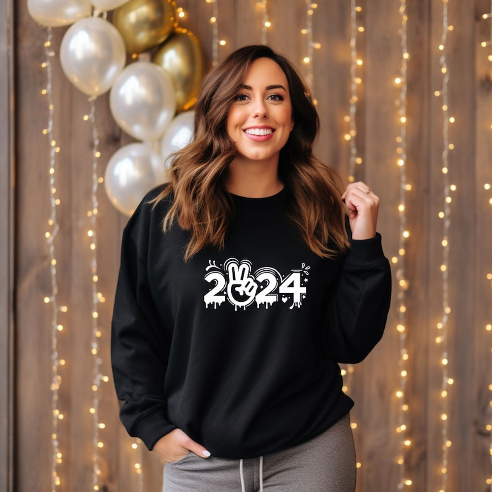 New Years Eve 2024 Fun Party Shirt Sweatshirt Funny NYE Cheers Fast1.jpg