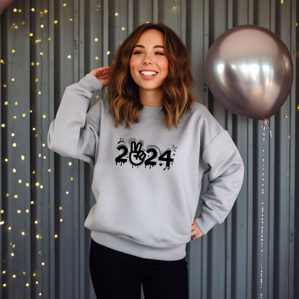 New Years Eve 2024 Fun Party Shirt Sweatshirt Funny NYE Cheers Fast2.jpg