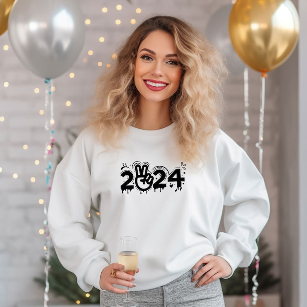 New Years Eve 2024 Fun Party Shirt Sweatshirt Funny NYE Cheers Fast4.jpg