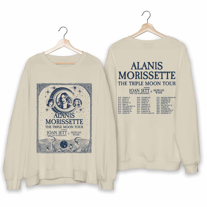 Alanis Morissette The Triple Moon Tour 2024 Shirt, Alanis Morissette Fan Shirt, Alanis Morissette 2024 Tour, The Triple Moon Concert Shirt.jpg