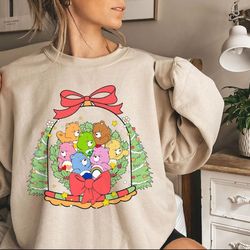 care bear shirt, care bears christmas sweatshirt, 80s cartoon shirt, care bears party shirt, care bears christmas birthd
