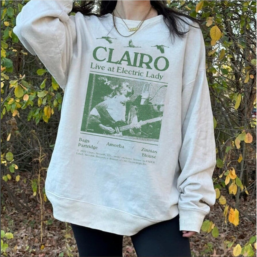 Clairo Sling Merch shirt, Clairo Sling Album Live At Electric Unisex Tee, Clairo Sling Tracklist Inspired Shirt 1.jpg