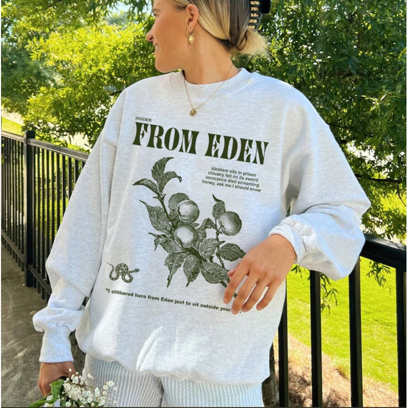 From Eden Hozier Aesthetic Shirt, Hozier Inspired Retro Shirt.jpg