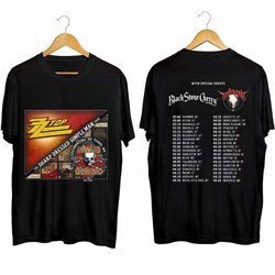 lynyrd skynyrd zz top tour 2024 shirt, zz top world tour 2024 shirt, lynyrd skynyrd tour 2024 tee, sharp dressed simple