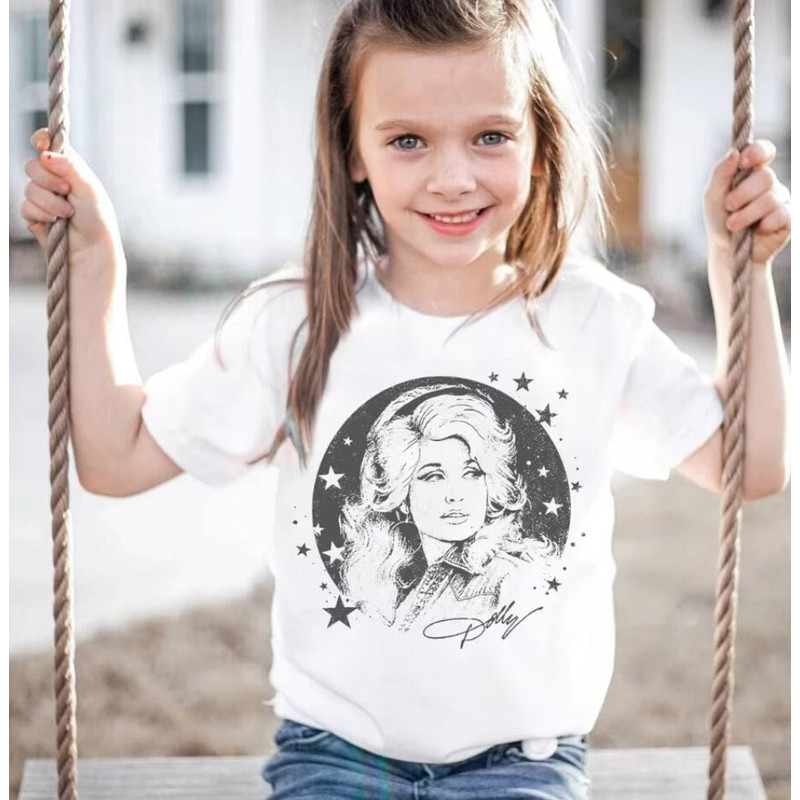 Retro Dolly Parton Country Music Kid Shirt, Dolly Parton Graphic Youth Shirt, Dolly Parton Fan Shirt, Western Women Kids Shirt 1.jpg