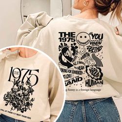 retro the 1975 tour 2023 sweatshirt, still at their very best north america tour 2023 shirt, the 1975 band shirt, the 19