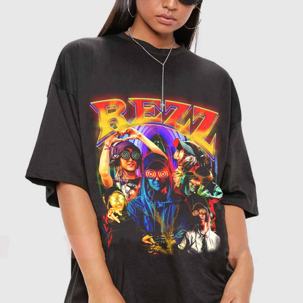 Vintage DJ Rezz Shirt, DJ Rezz Bootleg Shirt, Retro DJ Rezz Shirt For Fan, Rezz Unisex Y2k Clothing, Rezz Fan Gift.jpg