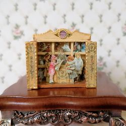 Paper Theater. Puppet Show. Toy Store. Dollhouse Miniature.1:12 Scale.