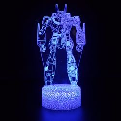 16 Colors Changing Night Led Lamp 3D Gipsy Danger 2.0 Pacific Rim USA Stock Kids