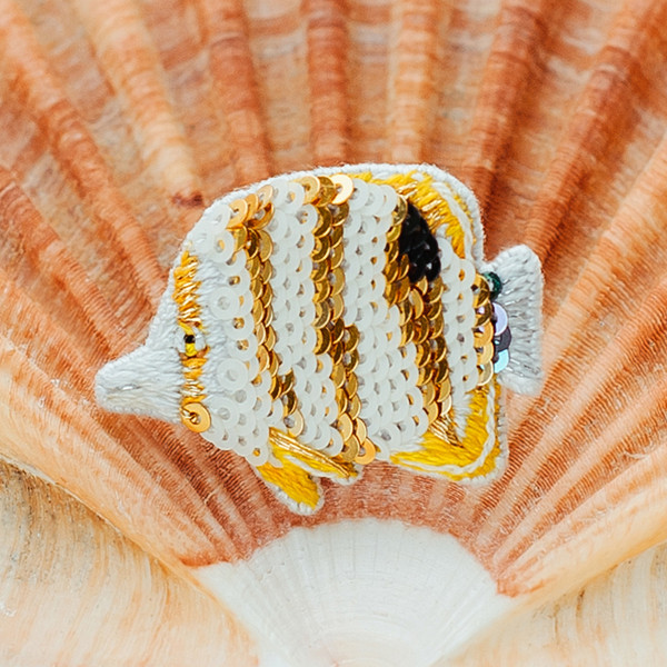 Butterflyfish-brooch