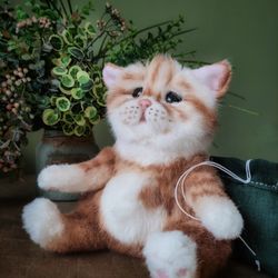 Ginger Plush Kitten