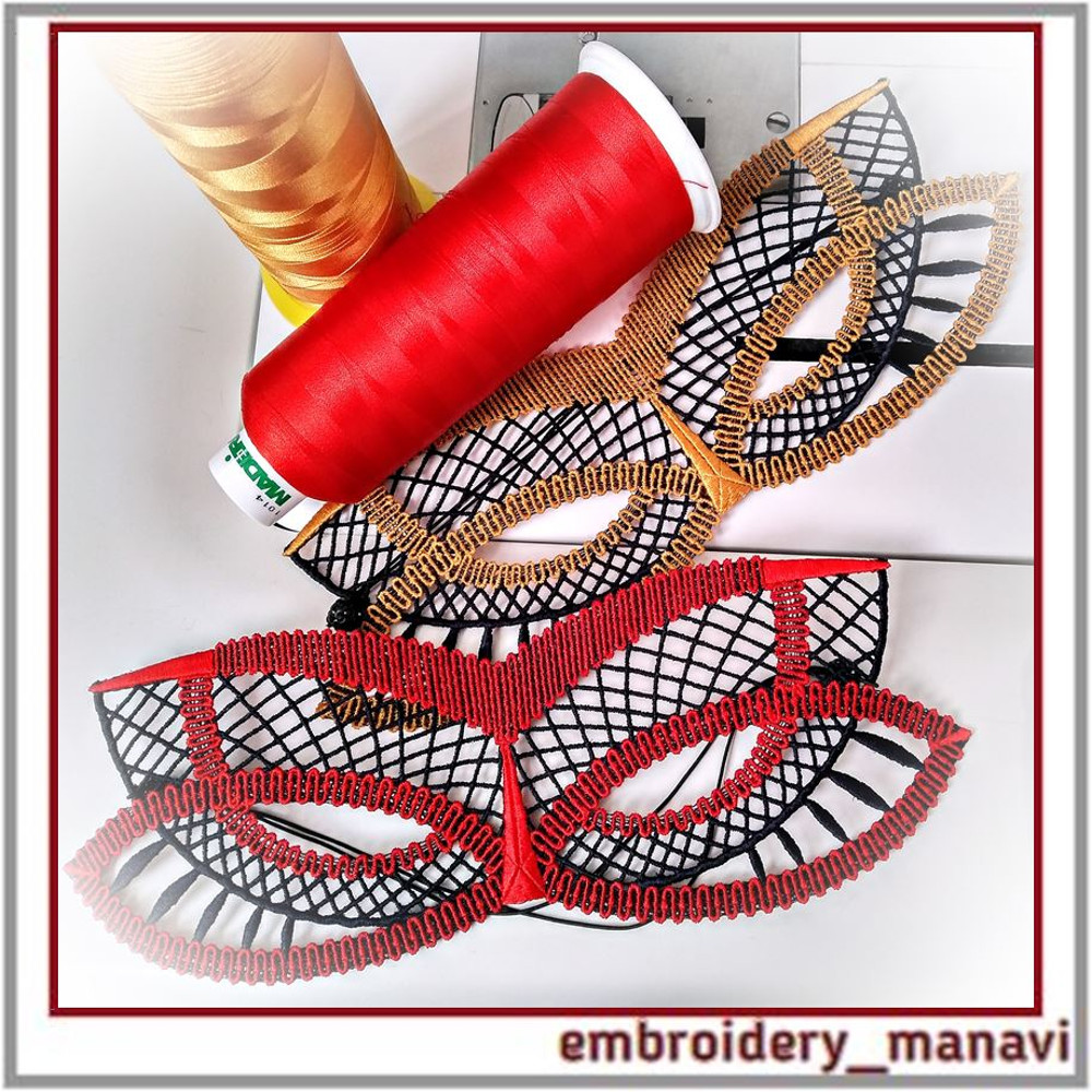 In-the-hoop-FSL-embroidery-design-lace-masquerade-mask