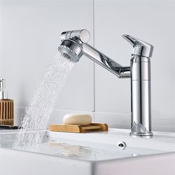 1080 degree swivel bathroom sink faucet