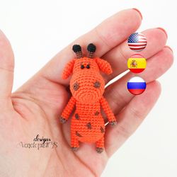 Crochet Giraffe Pattern, Amigurumi crochet toys animal