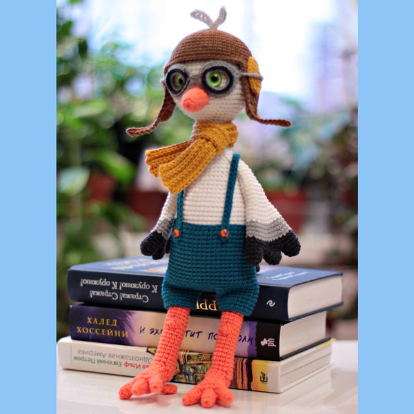 cute crochet amigurumi stork